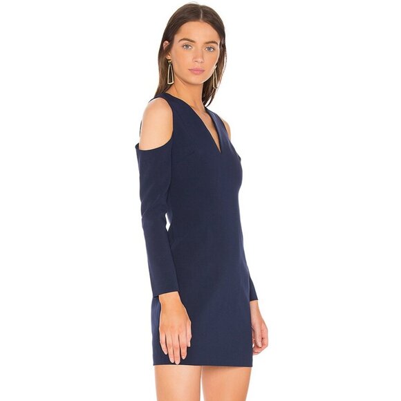 Alice + Olivia Niko Cold Shoulder Dress ASO Clary Fray - Picture 4 of 11